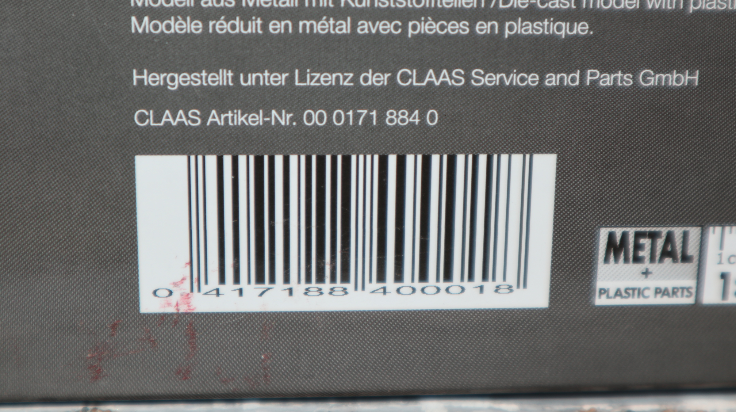 Wiking 01718840 in 1:32,  Claas Arion 620 Rasenreifen und Frontlader, NEU in OVP