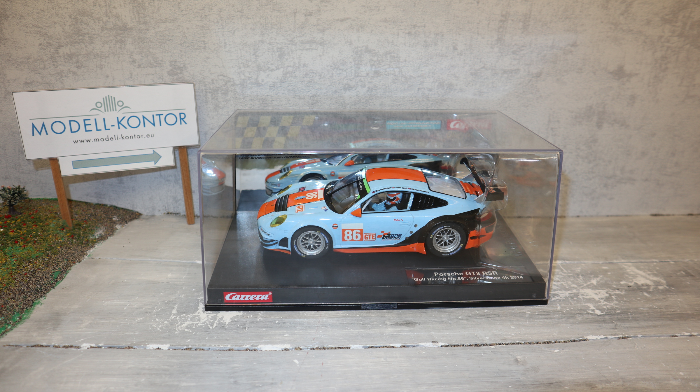 Carrera Digital 124 23810 in 1:24, Porsche 911 GT3 RSR "Gulf Racing No.86", versiegelt, NEU in OVP