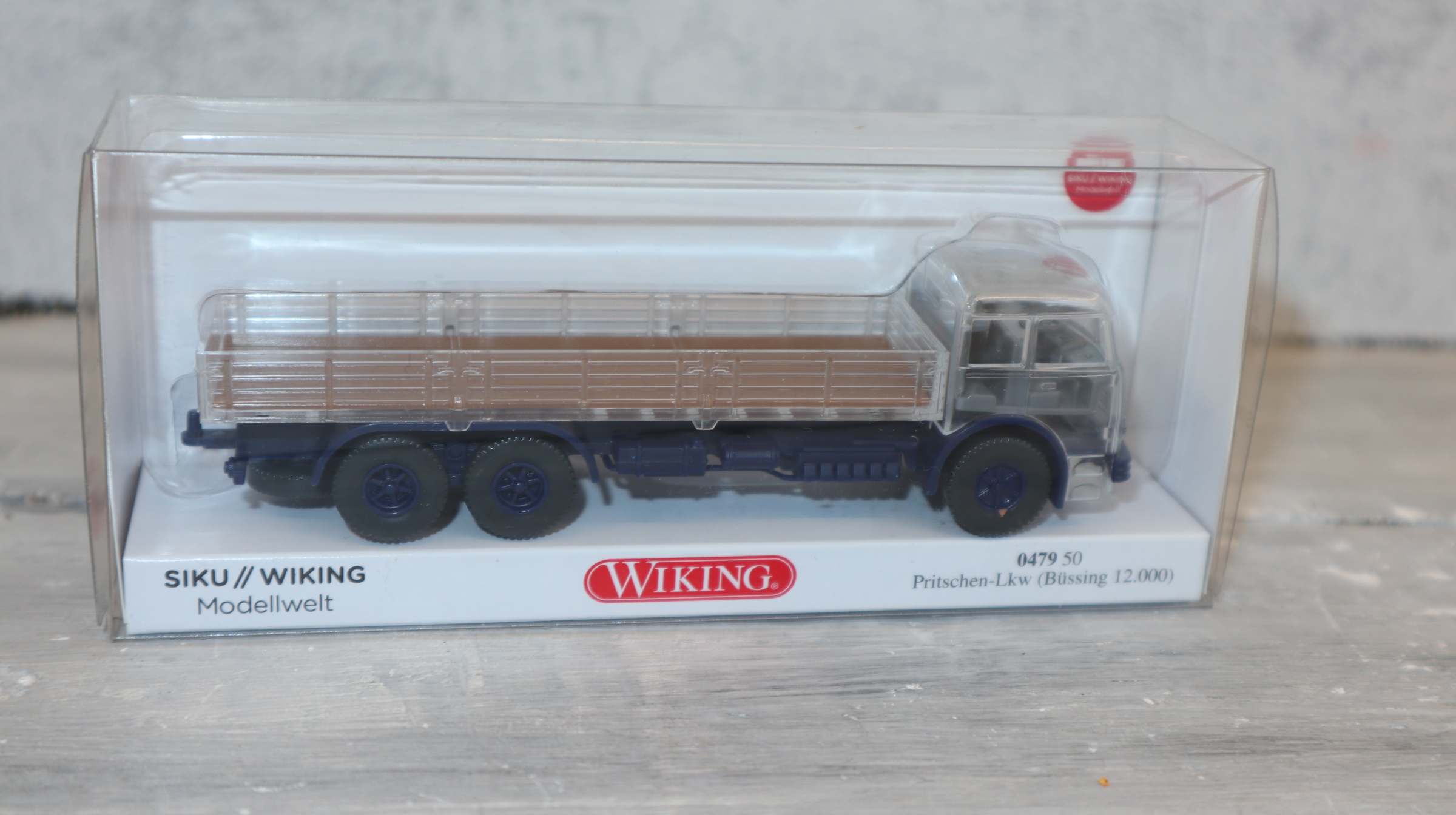 Wiking 047950 in 1:87 Büssing 12.000 durchsichtig, WIKING Modellwelt, Neu in OVP