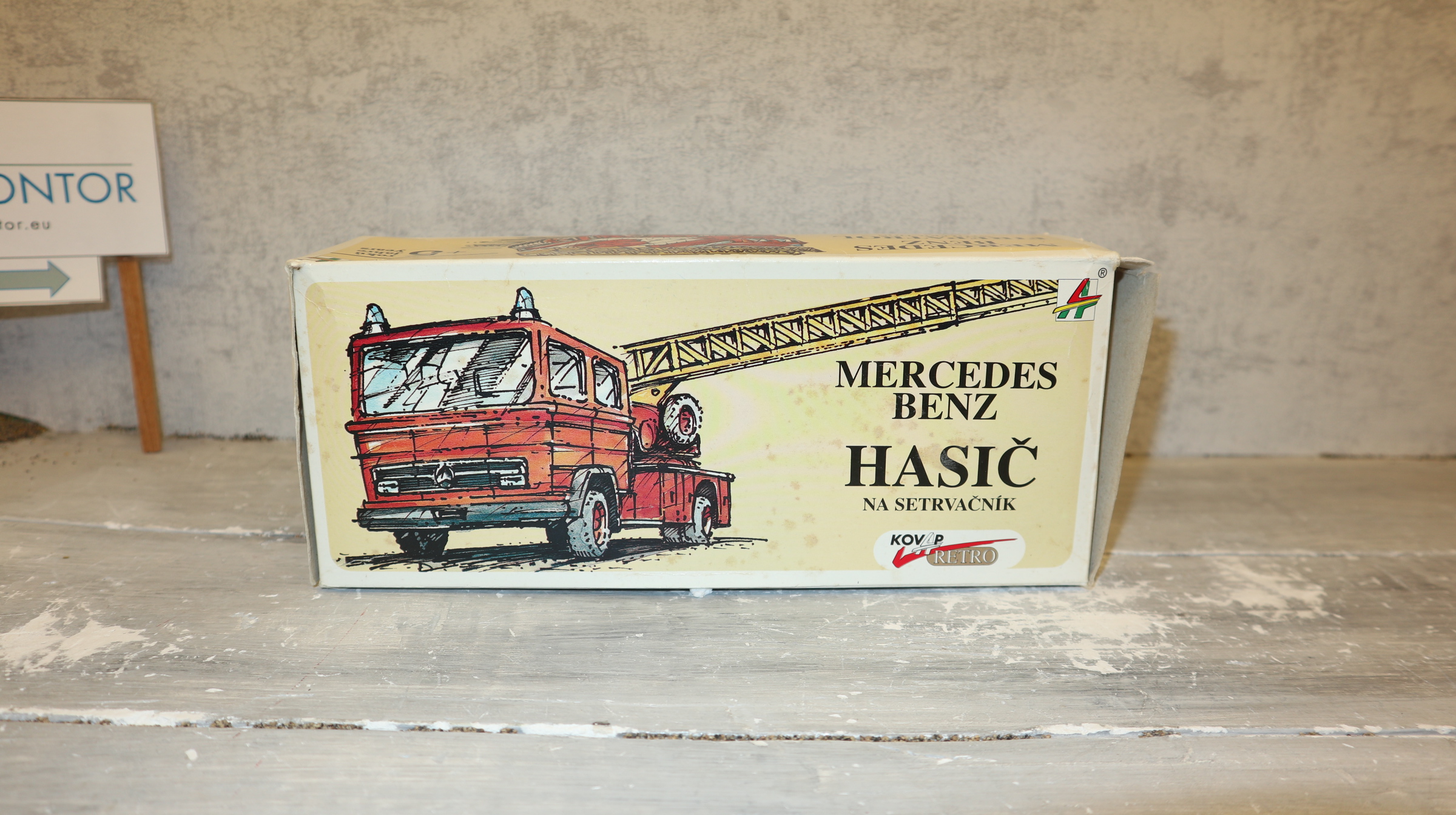 KOVAP in 1:43, Mercedes-Benz Feuerleiter, NEU in OVP