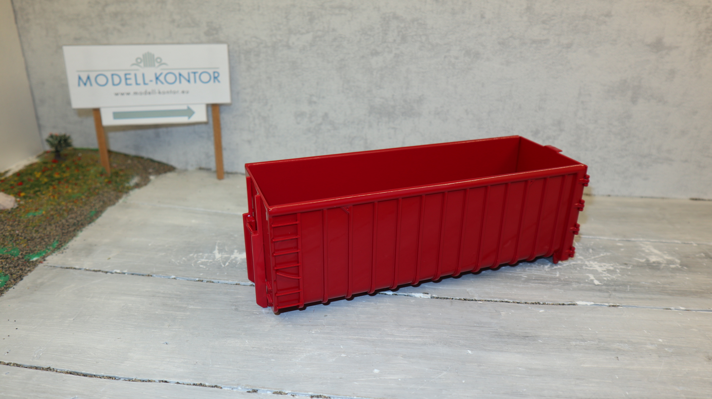 MarGe 2306-02 in 1:32, Abroll-Container 40 cbm ROT, NEU in OVP