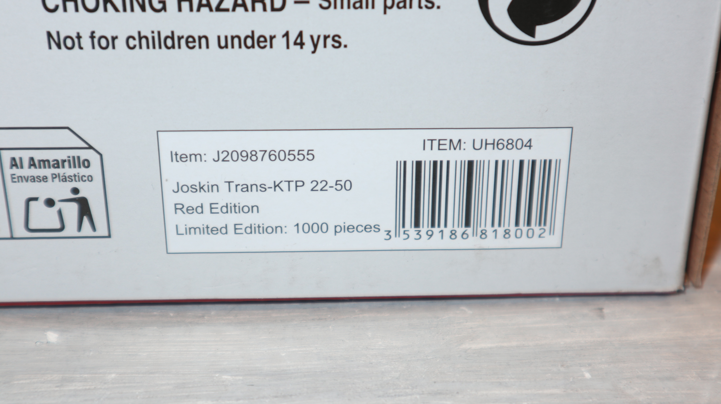 Universal Hobbies UH 6804 in 1:32, Joskin Trans-KTP 22-50 RED Edition,  NEU in OVP