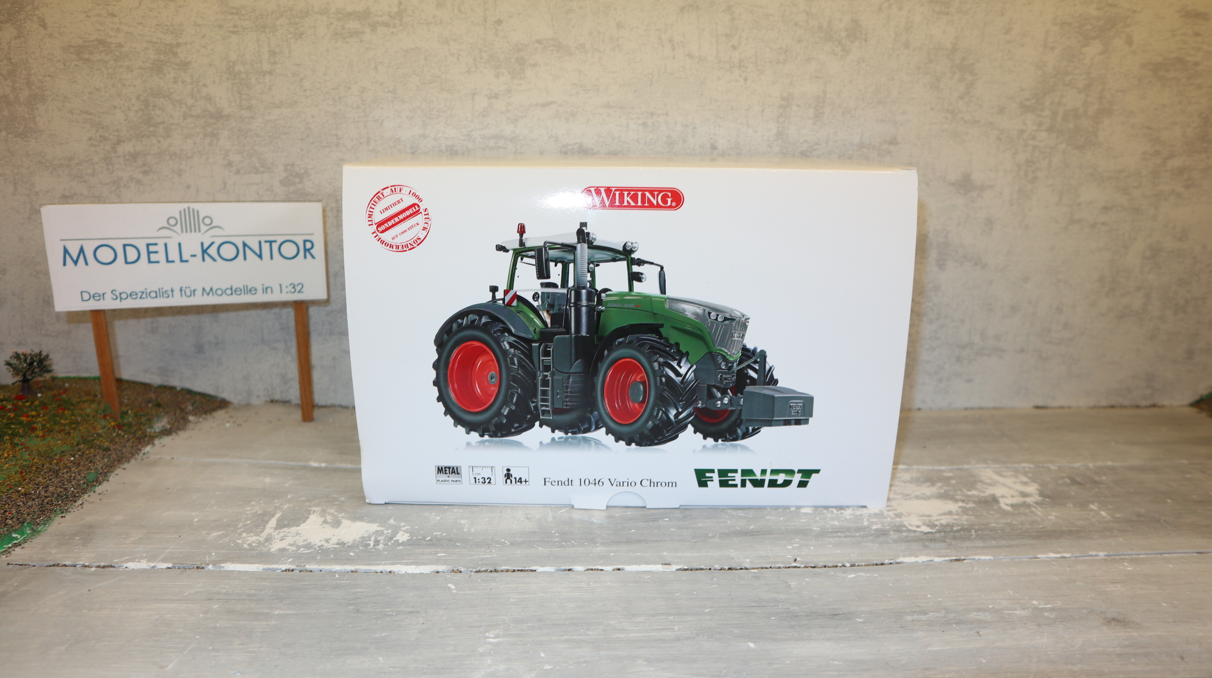 WIKING 077856 in 1:32, Fendt 1046 CHROM, NEU in OVP