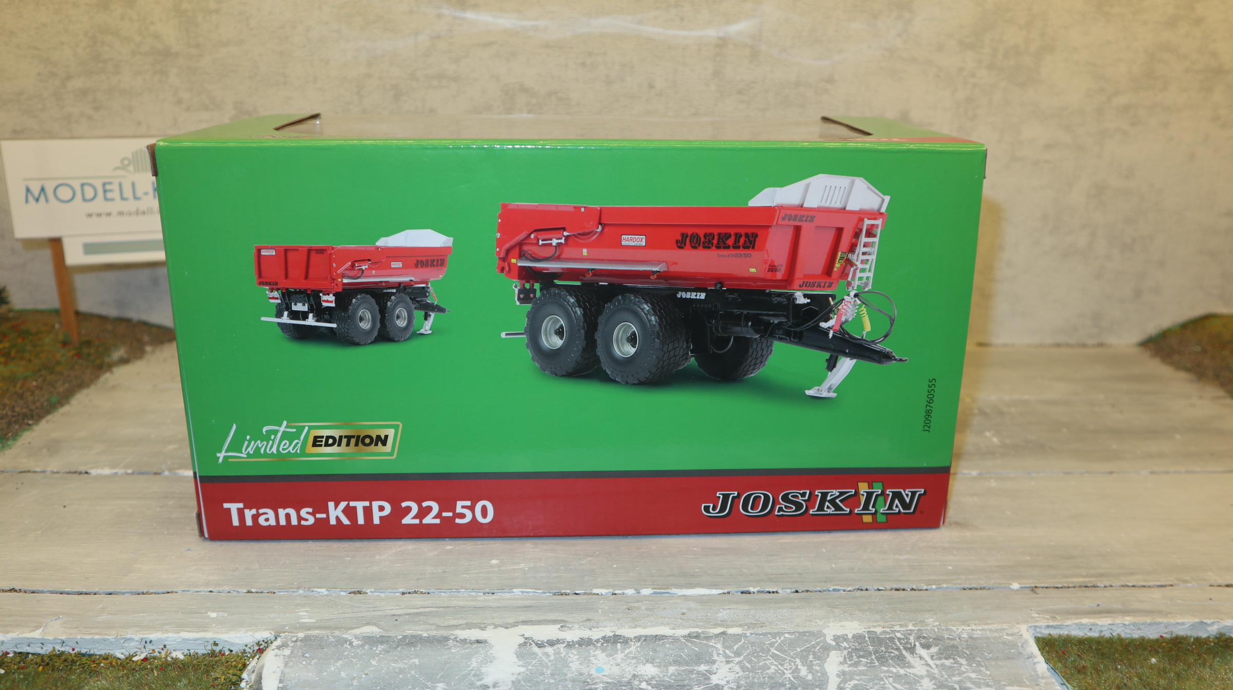 Universal Hobbies UH 6804 in 1:32, Joskin Trans-KTP 22-50 RED Edition,  NEU in OVP