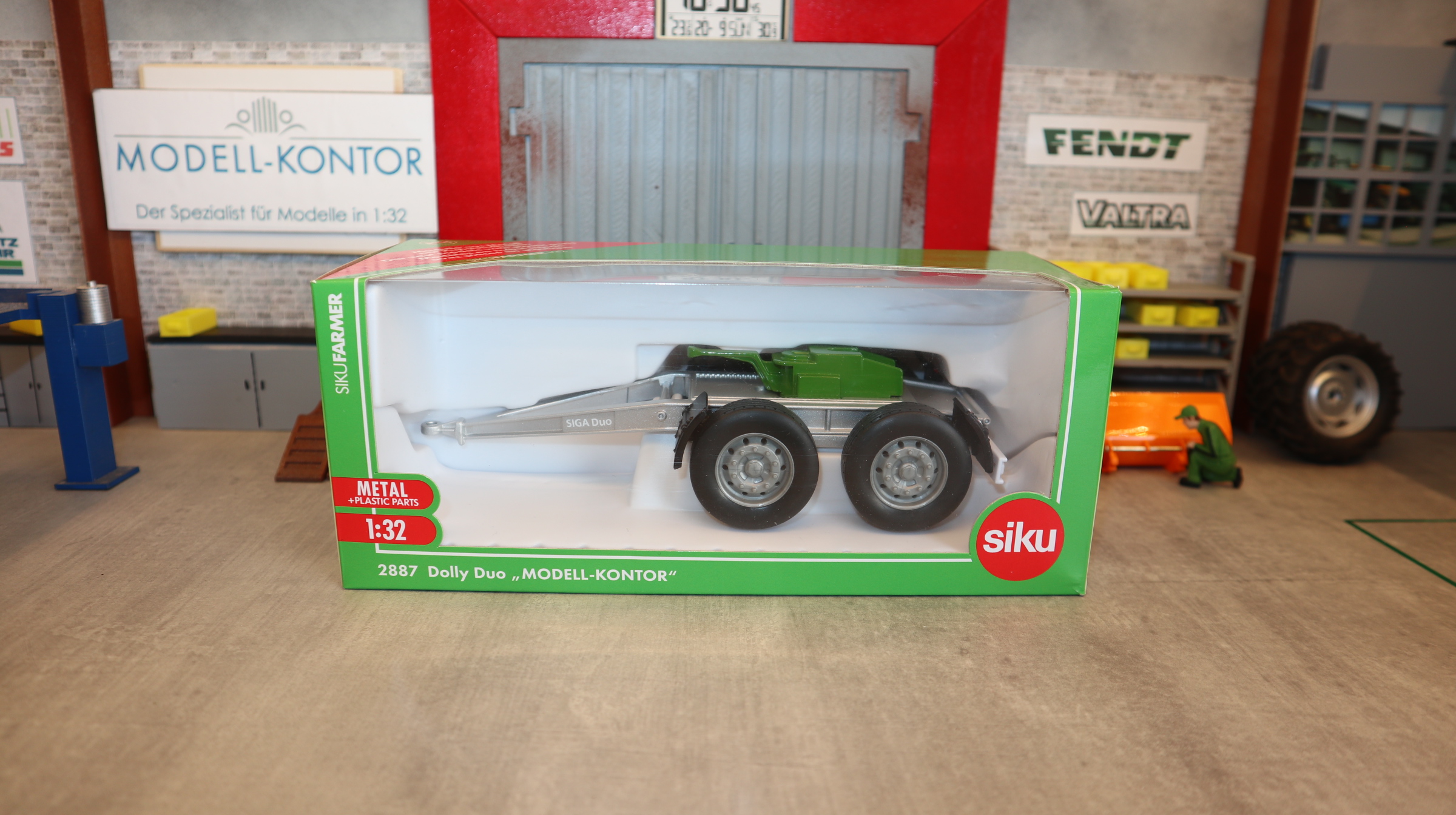 Siku 2887 in 1:32, SIGA Dolly silber MODELL-KONTOR,  Sondermodell, NEU in OVP
