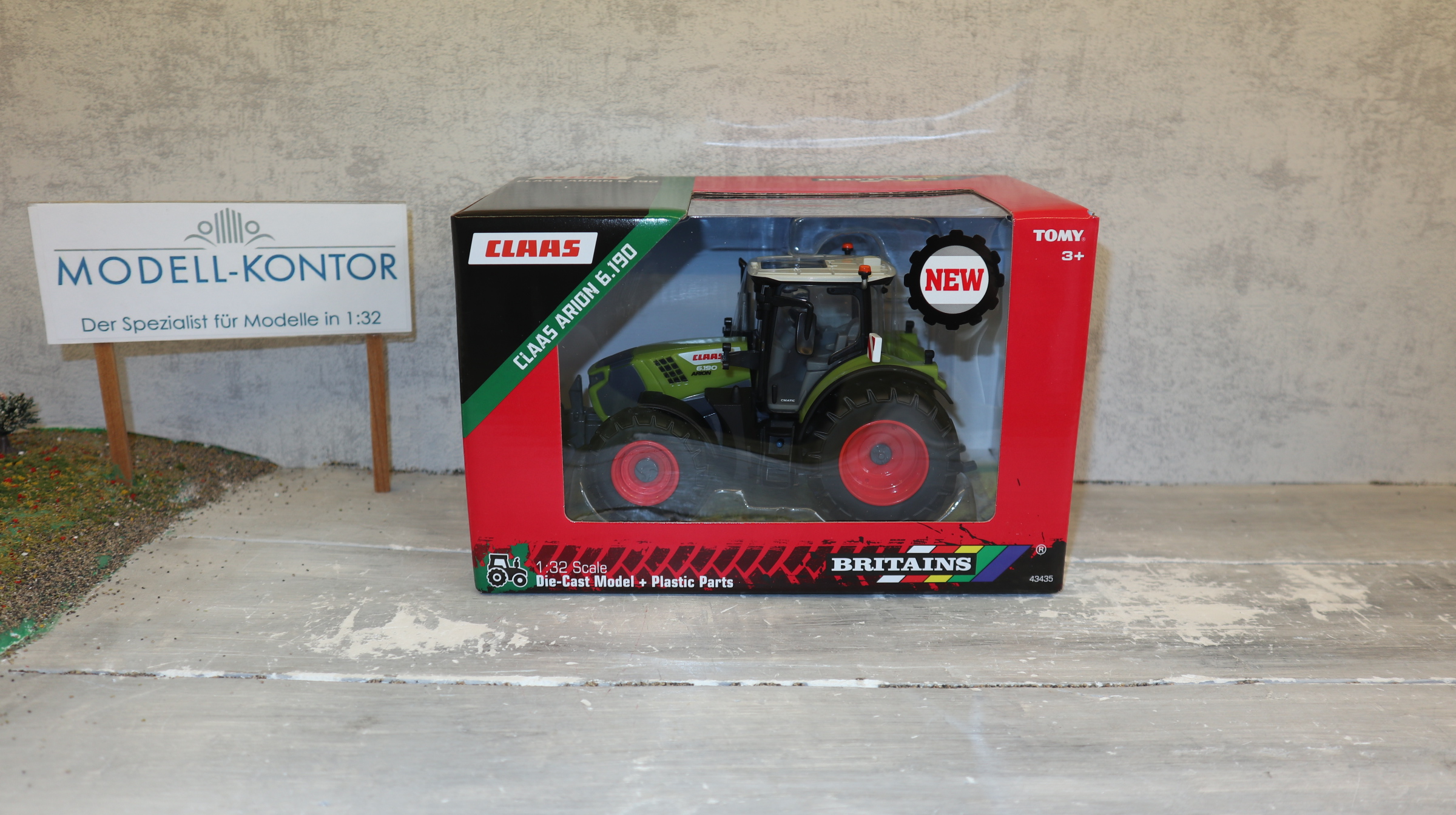 Britains 43435 in 1:32,  Claas Arion 6.190,  NEU in OVP