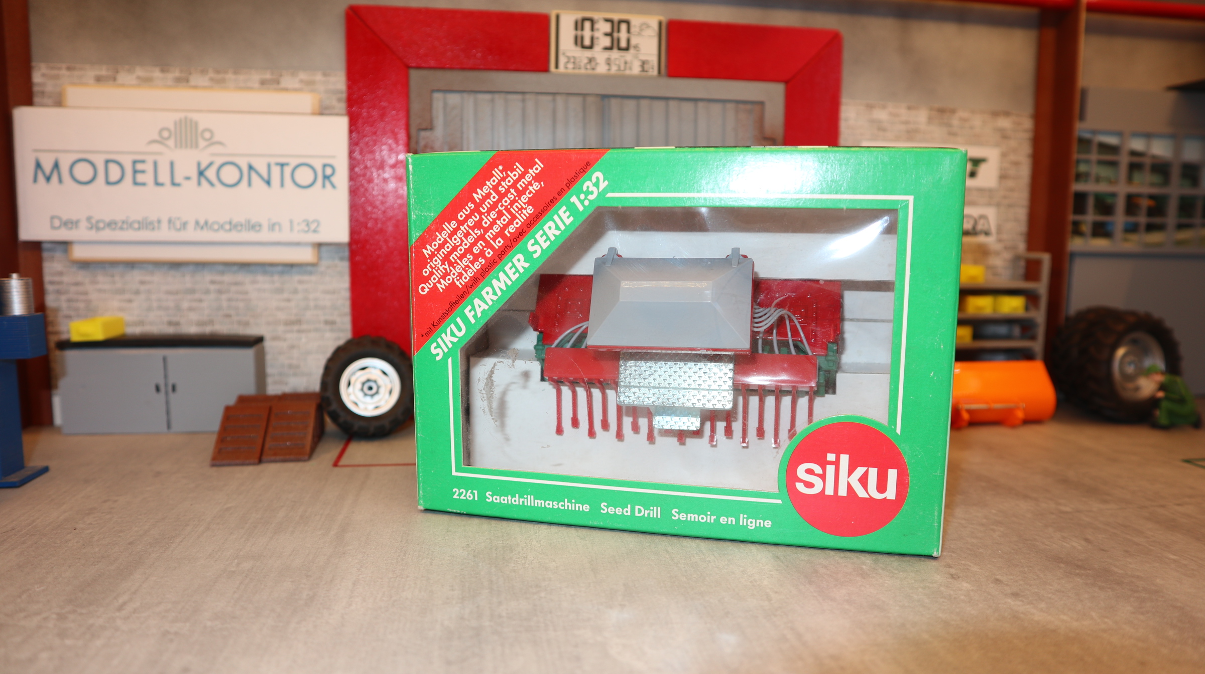 Siku 2261 in 1:32, Saatdrillmaschine KVERNELAND Sondermodell, NEU in OVP