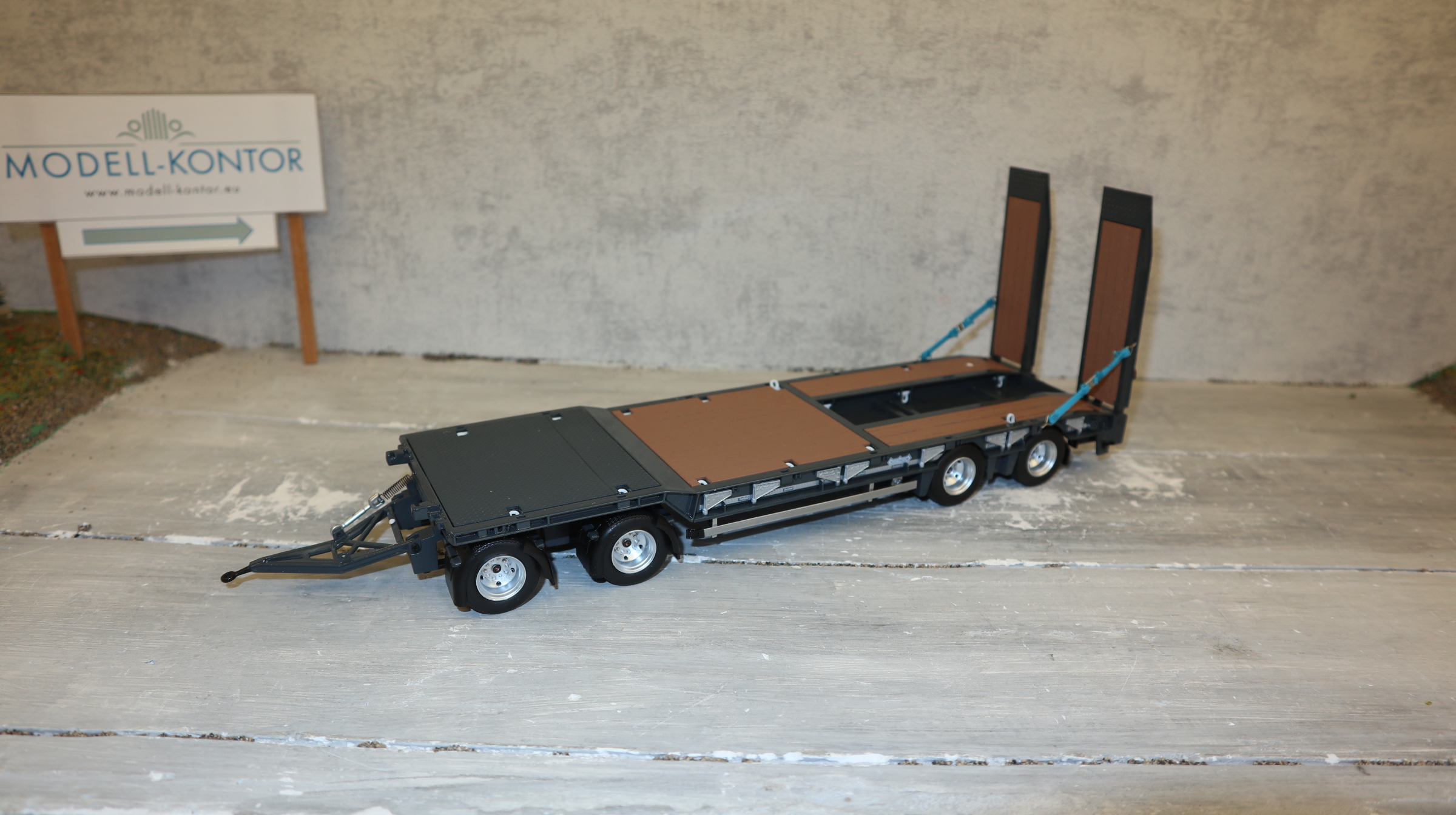 AT Collections 3200139 in 1:32, NOOTEBOOM GRAU 4-Achs-Anhänger ASDV-40, NEU in OVP