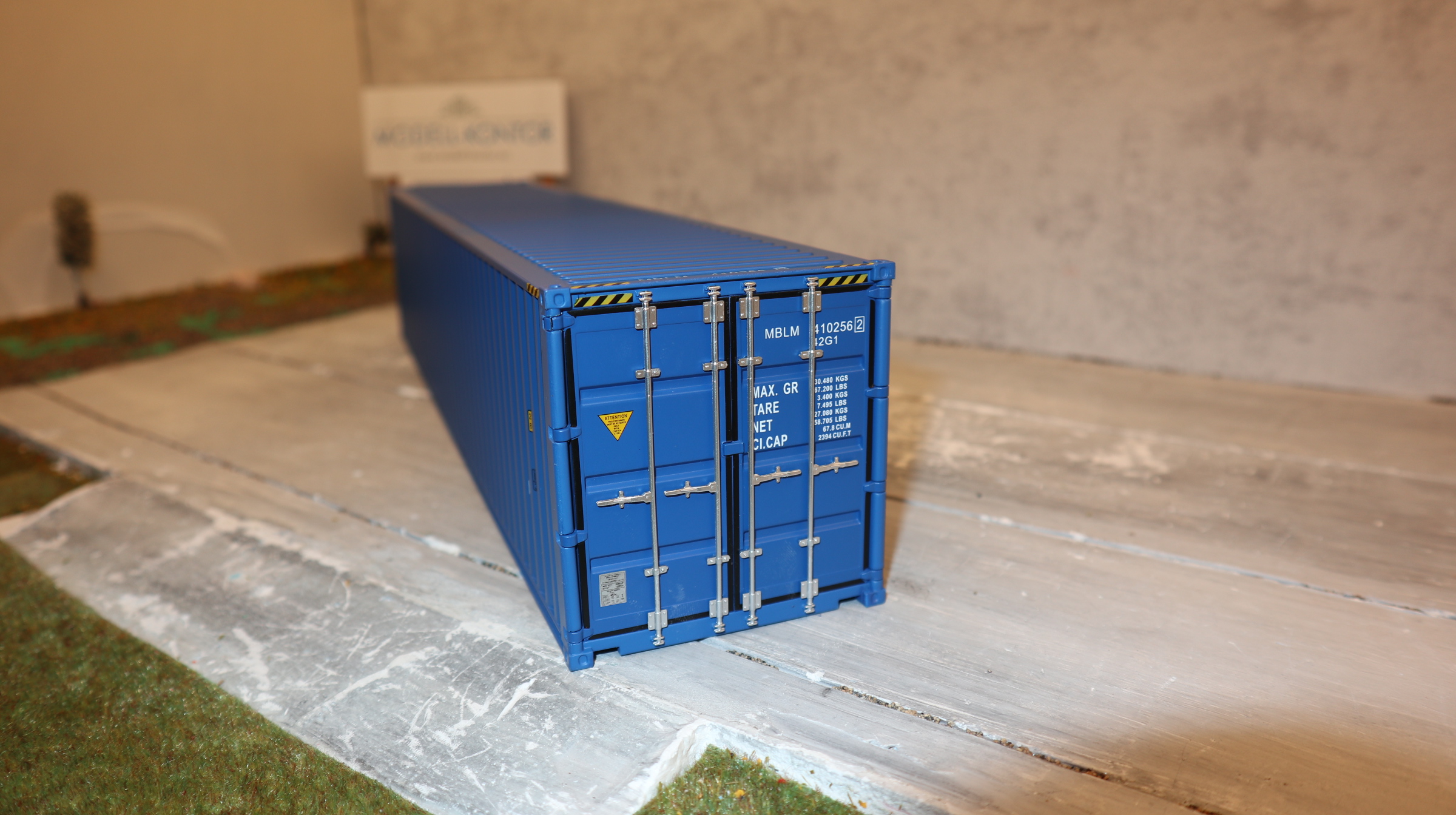 MarGe 2324-01 in 1:32, 40 Fuß See-Container in blau,  NEU in OVP