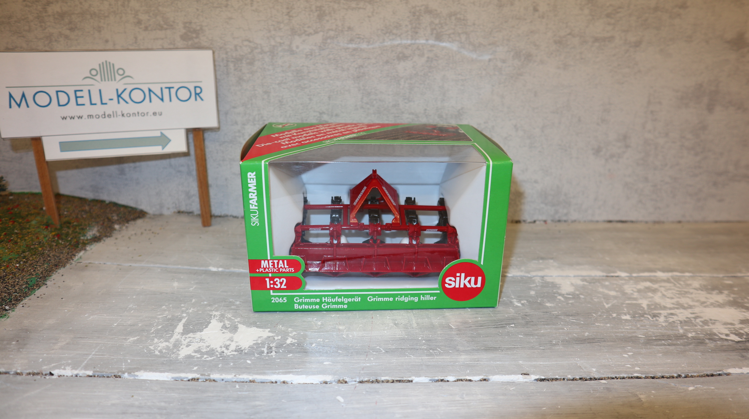 Siku 2065 in 1:32, Grimme Häufelgerät, NEU in OVP