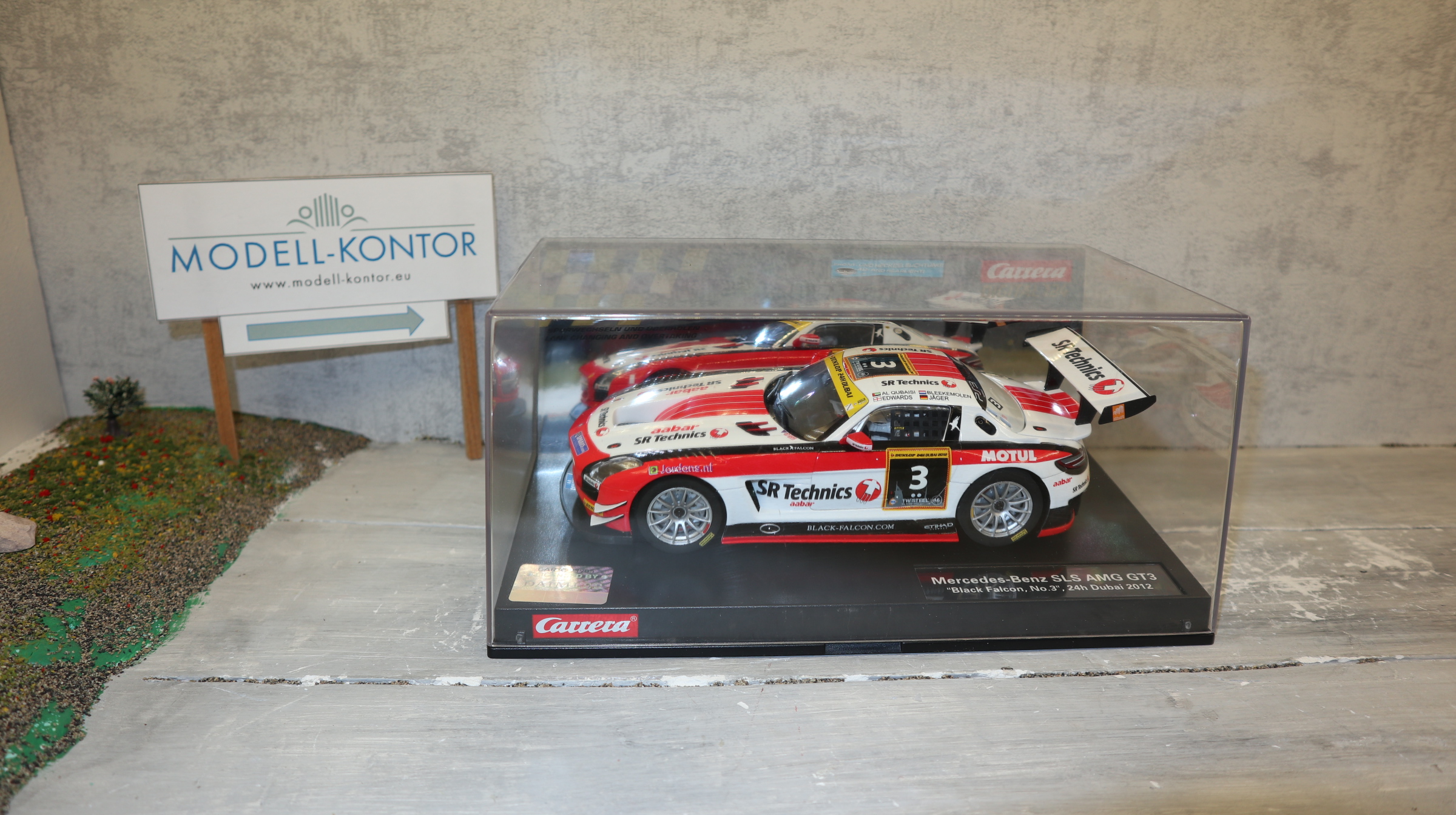 Carrera Digital 124 23790 in 1:24, MB SLS AMG GT3 24h Dubai 2012 No.3, NEU in OVP