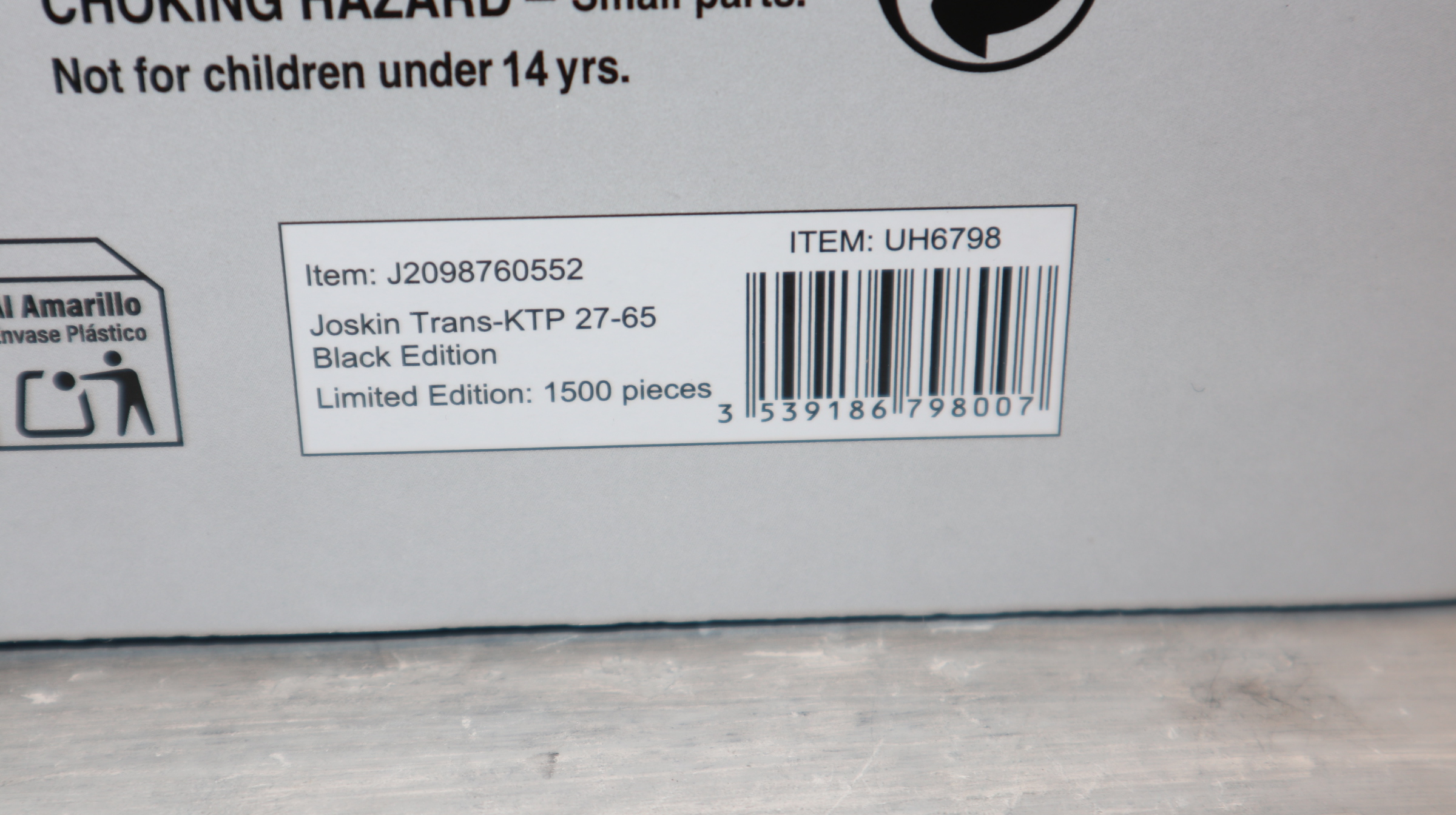 Universal Hobbies UH 6798 in 1:32, Joskin Trans-KTP 27-65, Black Edition,  NEU in OVP