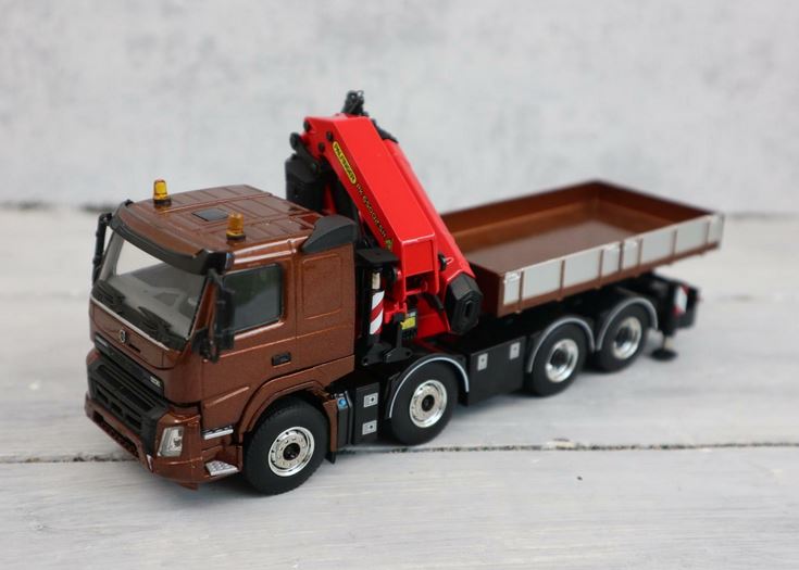 WSI 02-2217 in 1:50, Werbemodell Palfinger Volvo FMX+ PK 92002SH, NEU in OVP