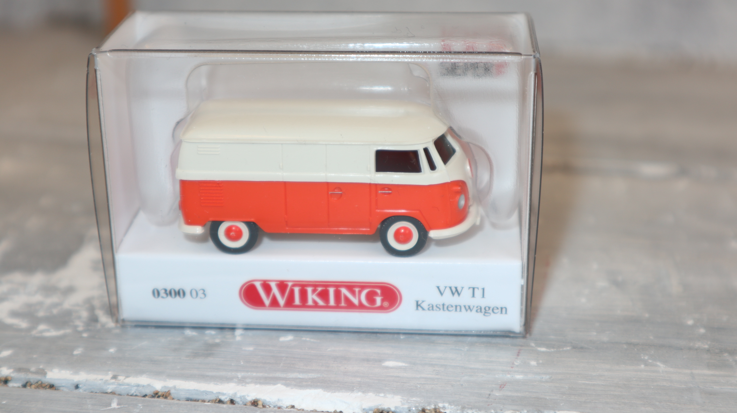 WIKING 030003 in 1:87, Sondermodell "100-Jahre Sieper, VW T1 Kastenwagen orange beige, NEU in OVP