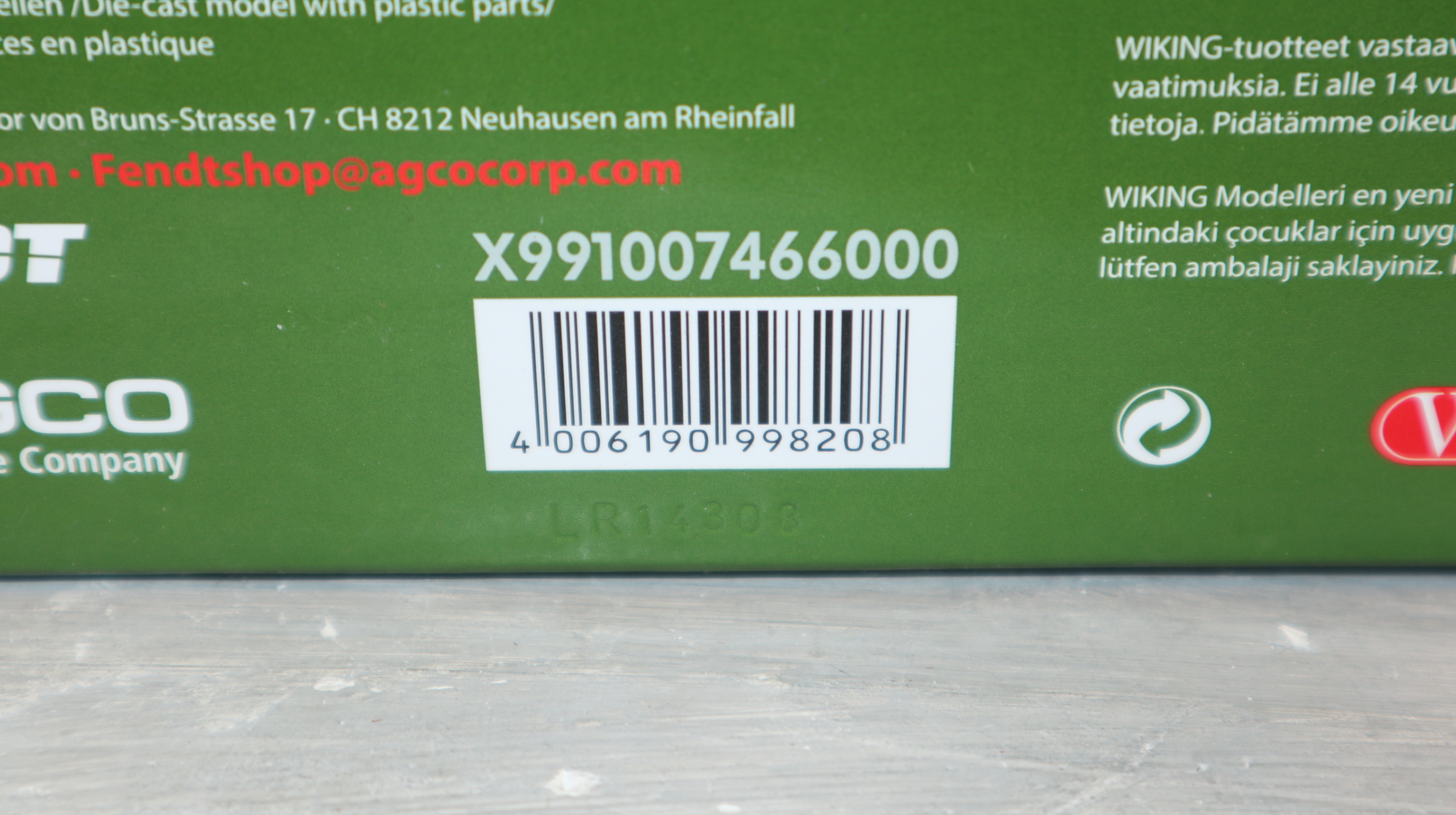 Wiking 077873 in 1:32, Fendt 828 Vario 1.st Edition 2014, NEU in OVP