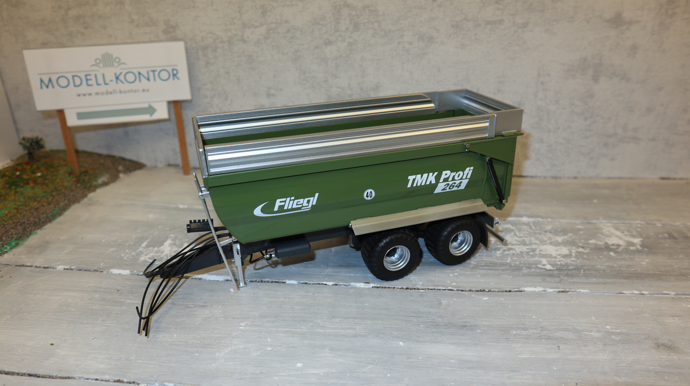 ROS  602335 in 1:32, FLIEGL Tandem-Muldenkipper TMK Profi 264 , NEU in OVP