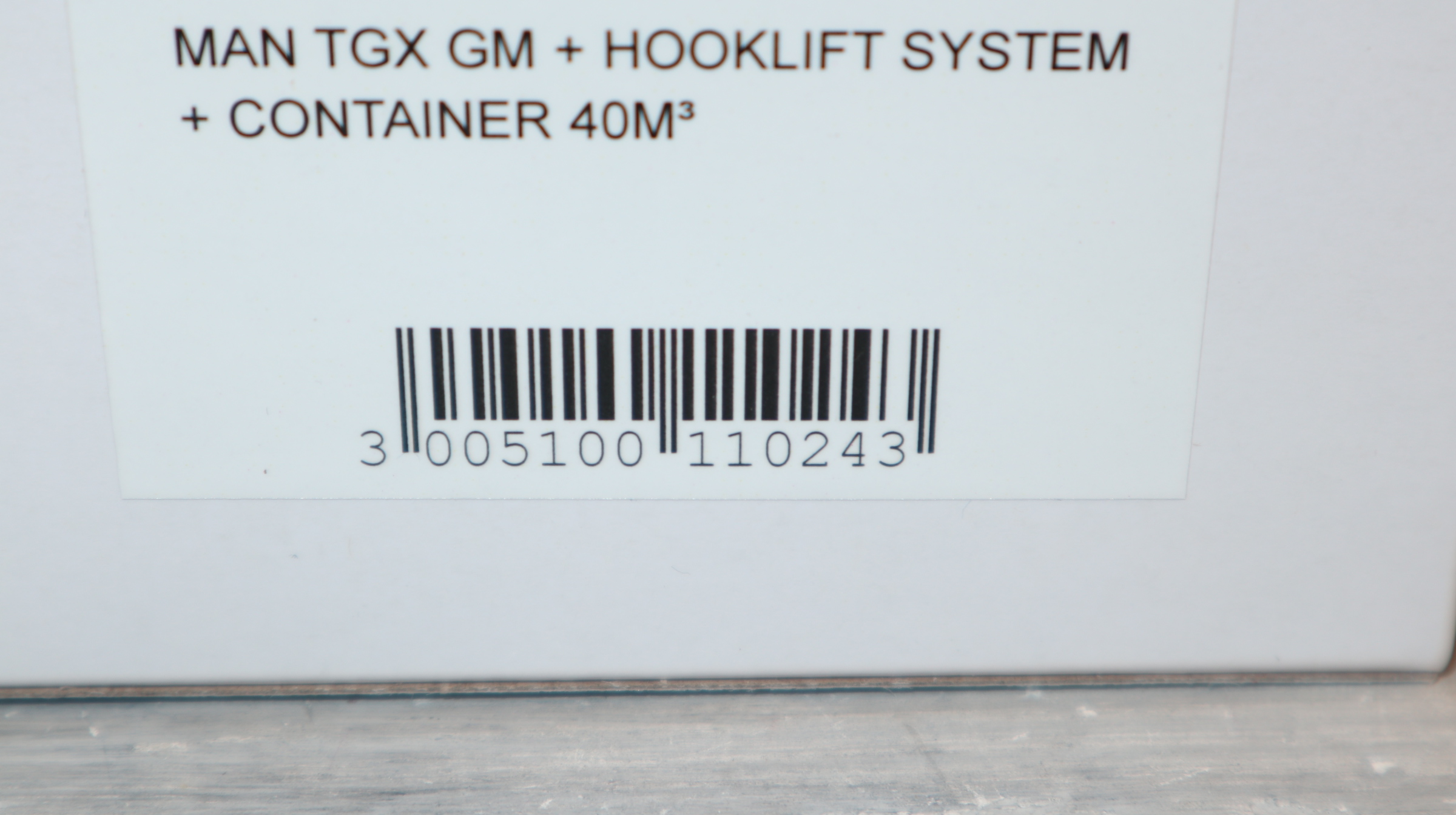 WSI 02-3791 in 1:50, MAN TGX 8x2 mit Palfinger Abroller und Container, NEU in OVP