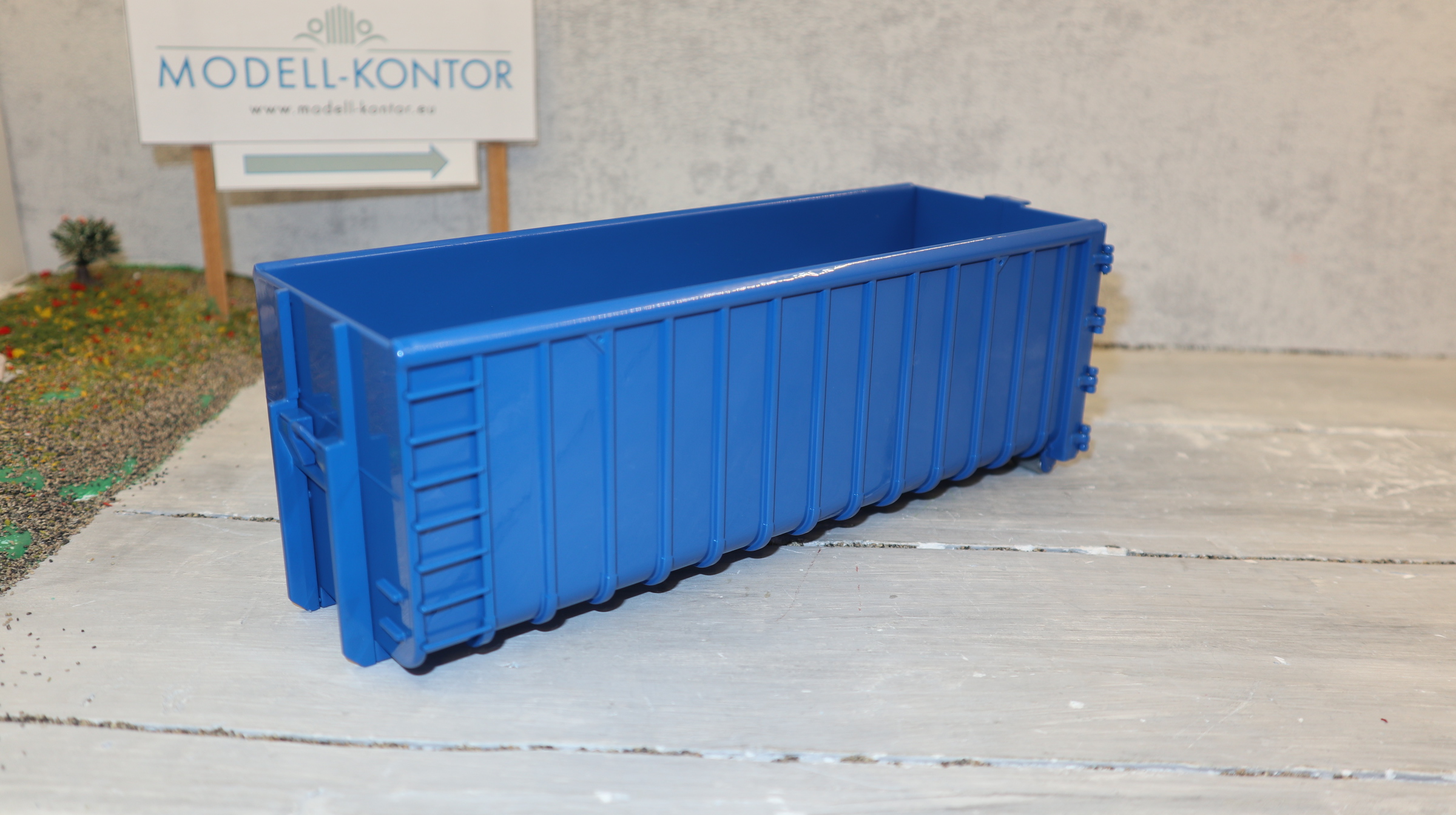 MarGe 2306-01 in 1:32, Abroll-Container 40 cbm BLAU, NEU in OVP