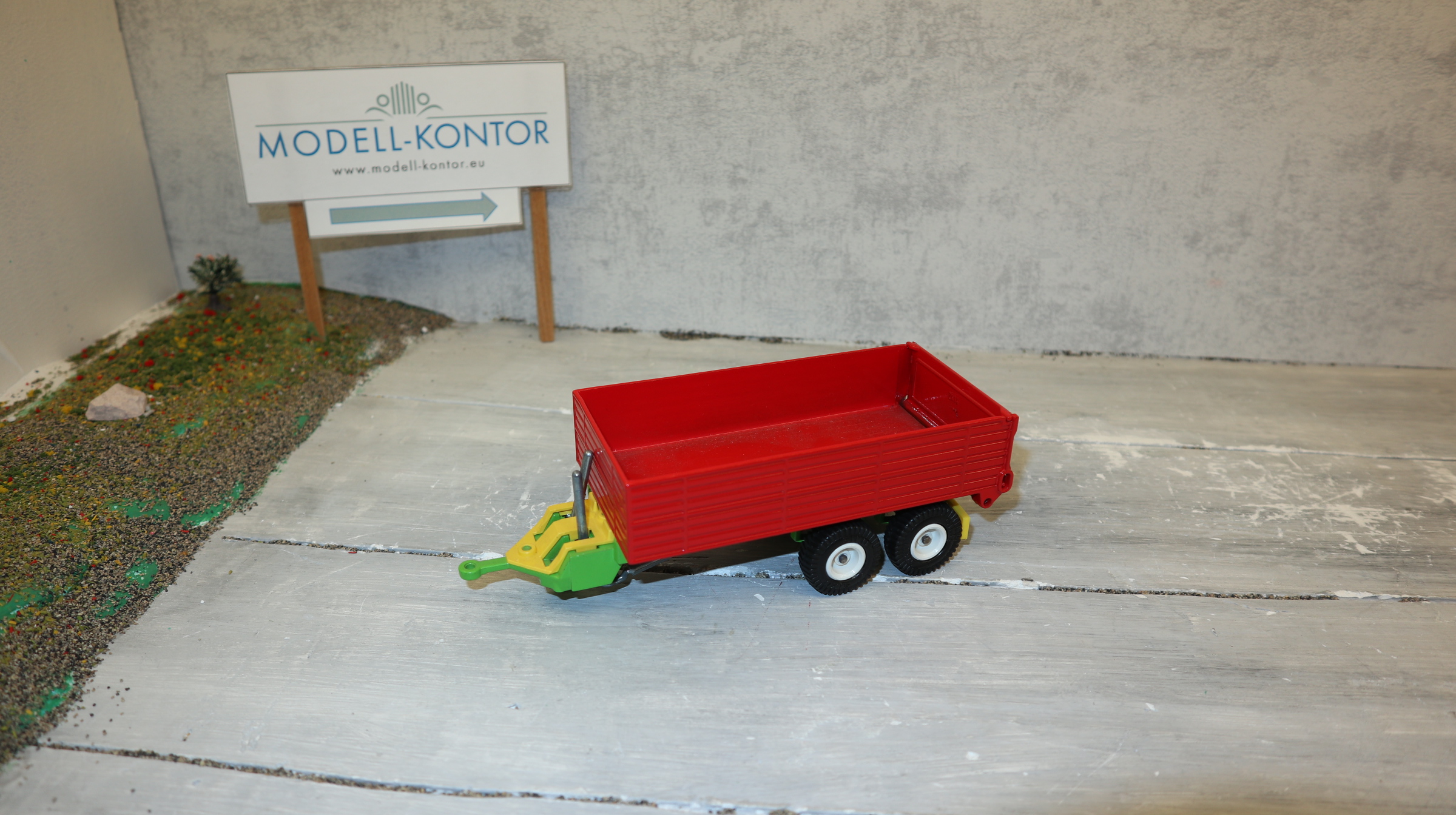 Siku 2251 in 1:32, Tandem-Anhänger, Version 2 weiße Felgen, NEU ohne OVP