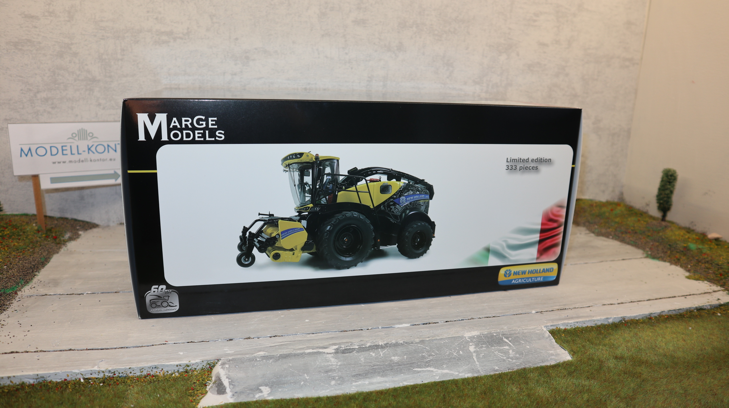 MarGe 2202-01 in 1:32, New Holland FR780 Harvester Demo Tour Italy edition, nur 333 Stück, NEU in OVP