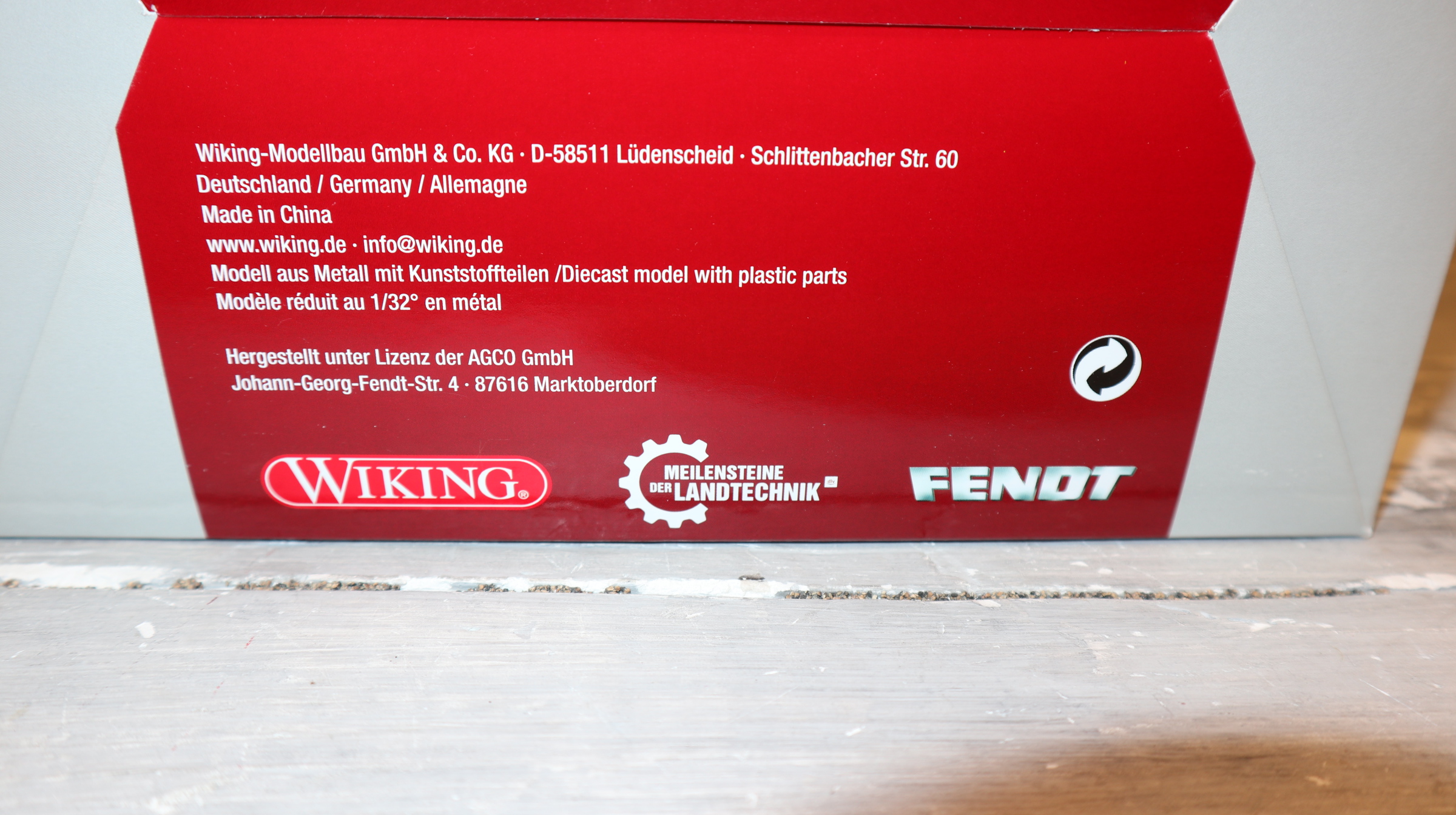 Wiking in 1:32, Fendt 939 Blackline "Meilensteine der Landtechnik",  NEU in OVP