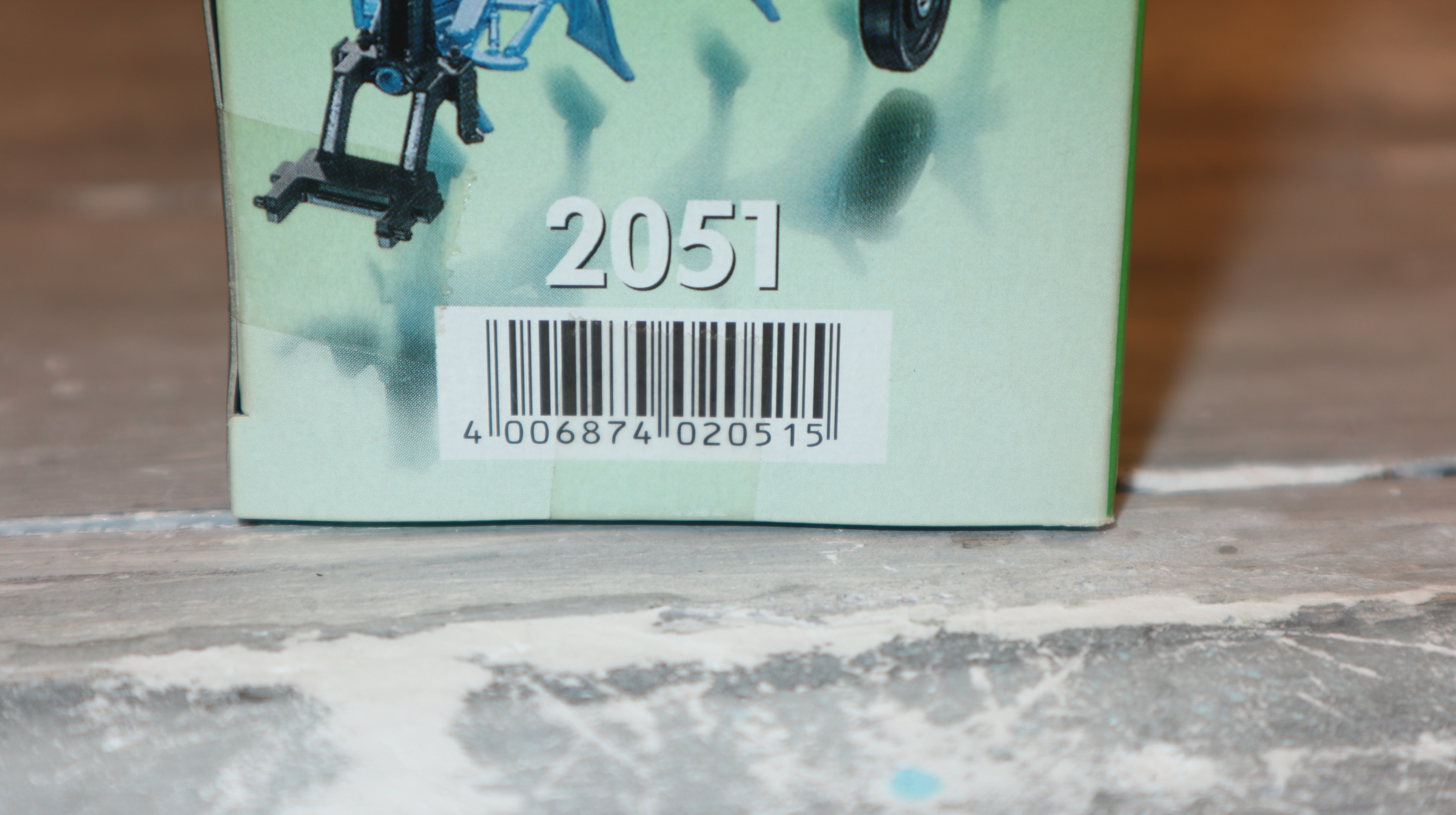 Siku 2051 in 1:32, Lemken Volldrehpflug hellblau, NEU in OVP