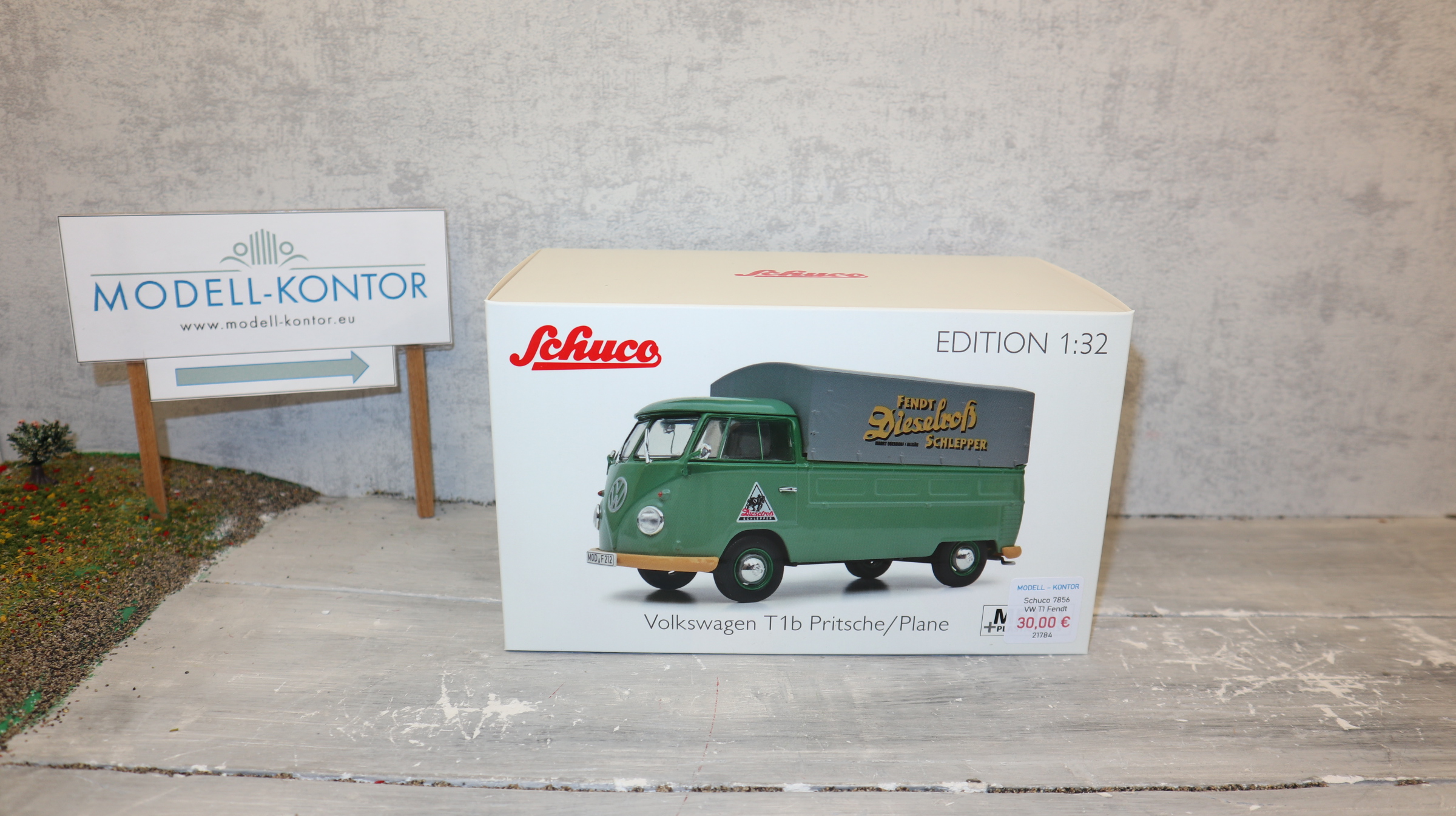 Schuco 7856 in 1:32, VW T1 Pritsche - Plane FENDT, NEU in OVP