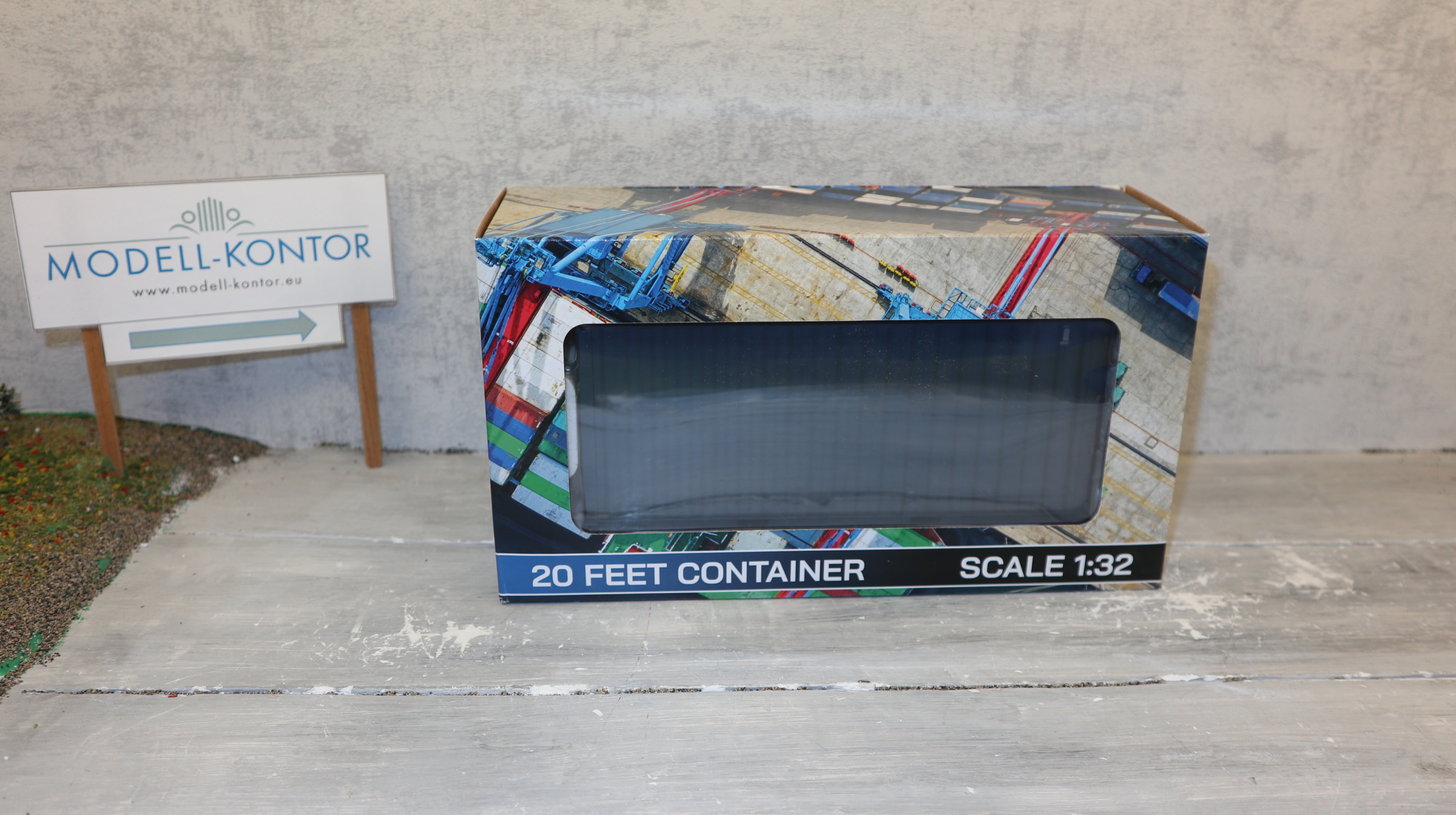 Hollandoto NL 1257 in 1:32, 20"-Container in blau, Neu in OVP
