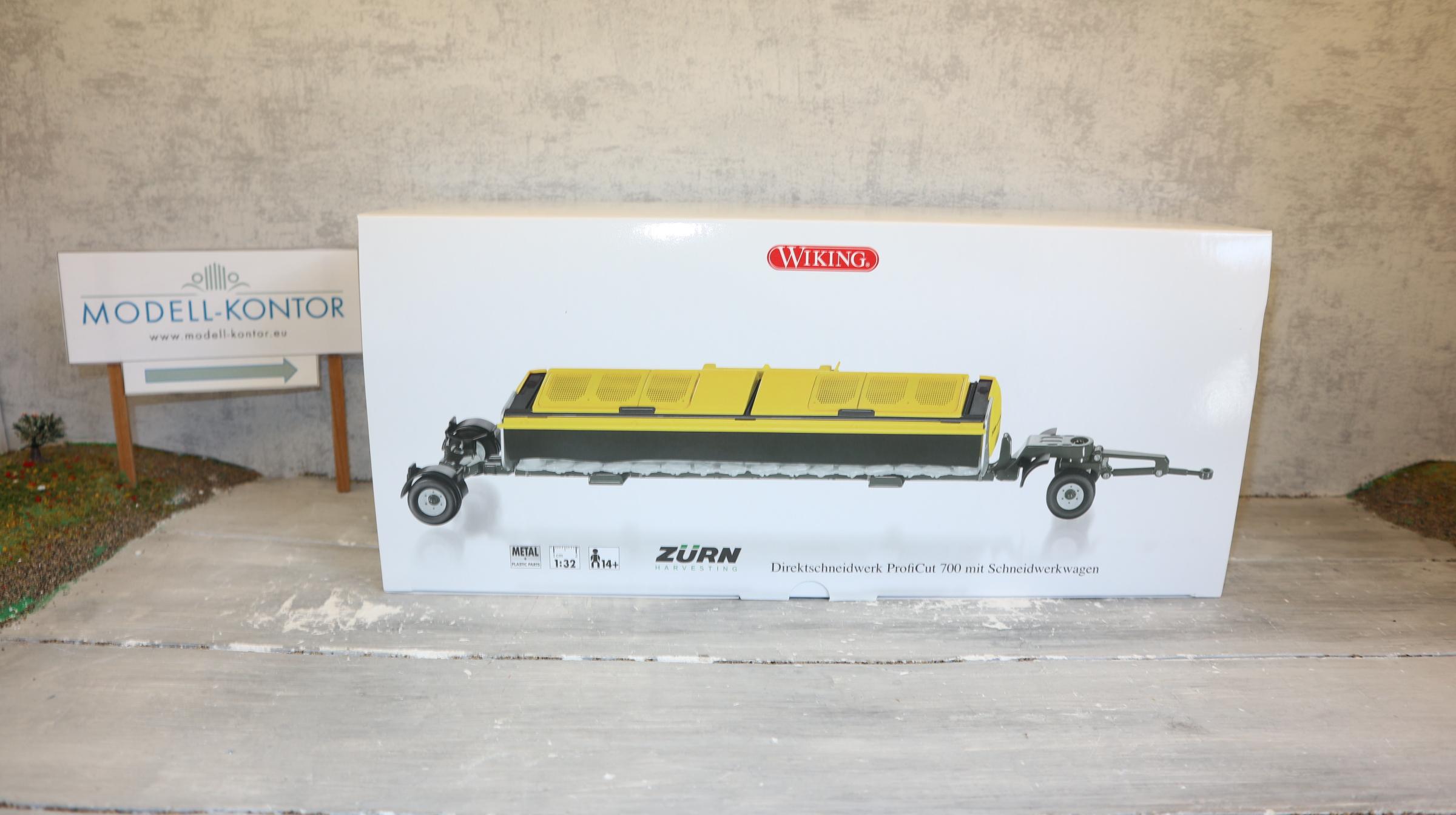 WIKING 077838 in 1:32,  ZÜRN ProfiCut 700 mit Transportwagen, NEU in OVP